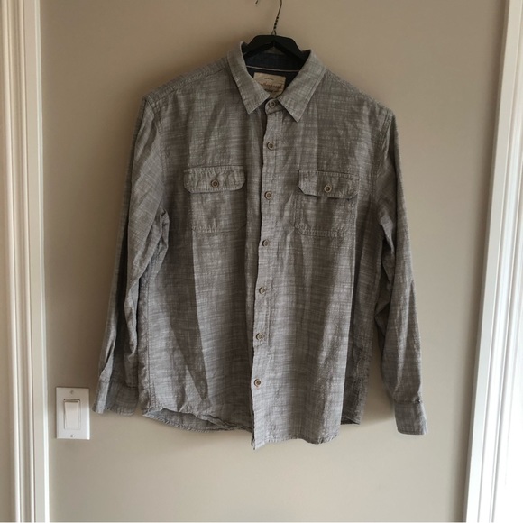Weatherproof Vintage - Grey Denim Style Button Down Shirt - X-LARGE - Picture 2 of 13